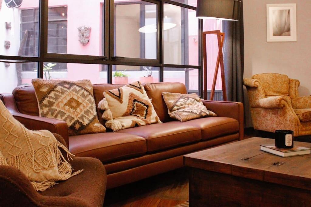 New Mex Inspired Bo-Ho Chic Apartment With Private Patio And Roof Terrace Meksika Dış mekan fotoğraf