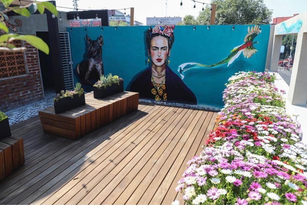 New Mex Inspired Bo-Ho Chic Apartment With Private Patio And Roof Terrace Meksika Dış mekan fotoğraf